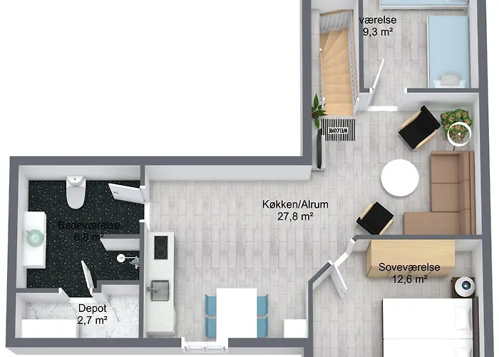 “den Gamle Lade I Hejls” Alojamento de Acomodação e Pequeno-almoço 4*